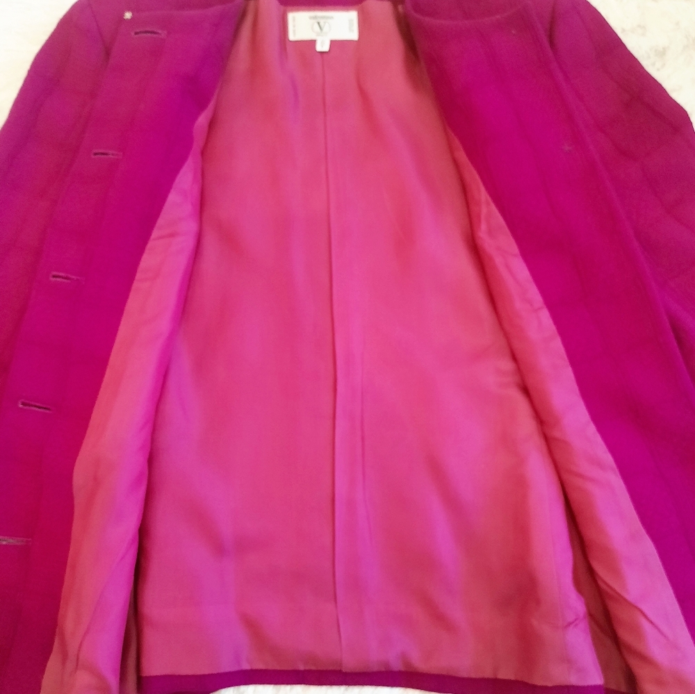 Valentino Viva Magenta Vintage Suit Jacket - Picture 13 of 13